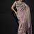 Designer lavender handwork zarkan border kanjivaram silk saree
