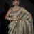 Designer green handwork zarkan border kanjivaram silk saree