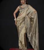 Designer mouse handwork zarkan border kanjivaram silk saree