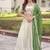 White Embroidery Zari Coding Sequins Work Lahenga Choli And Duptta
