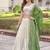 White Embroidery Zari Coding Sequins Work Lahenga Choli And Duptta
