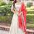 White Embroidery Zari Coding Sequins Work Lahenga Choli And Duptta