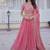 Pink Embroidery Zari Coding Sequins Work Lahenga Choli And Duptta