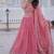Pink Embroidery Zari Coding Sequins Work Lahenga Choli And Duptta