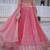 Pink Embroidery Zari Coding Sequins Work Lahenga Choli And Duptta