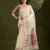Off white & pink color muga cotton kalamkari resham woven saree
