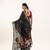 Black color muga cotton rajwadi concept weaving sarees