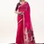 Pink color muga cotton rajwadi concept weaving sarees