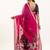 Pink color muga cotton rajwadi concept weaving sarees