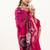 Pink color muga cotton rajwadi concept weaving sarees