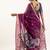 Wine color muga cotton rajwadi concept weaving sarees