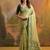 Pista color muga cotton jamdani concept weaving sarees