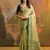 Pista color muga cotton jamdani concept weaving sarees