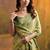 Pista color muga cotton jamdani concept weaving sarees