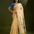 Gold color muga cotton paithani resham zari weaving sarees