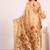 Chiku color muga cotton paithani resham weaving sarees