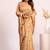 Chiku color muga cotton paithani resham weaving sarees