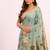 Firozi color muga cotton paithani resham weaving sarees