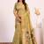 Pista color muga cotton paithani resham weaving sarees