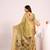 Pista color muga cotton paithani resham weaving sarees