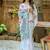 white-pink muga silk blend flower weaving sarees