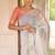 White-peach color muga cotton weaving zari border sarees