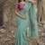 sky blue muga silk blend weaving zari patta sarees