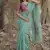sky blue muga silk blend weaving zari patta sarees