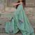 sky blue muga silk blend weaving zari patta sarees
