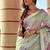 light sky blue muga silk blend weaving zari patta sarees