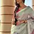 light sky blue muga silk blend weaving zari patta sarees