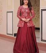 Maroon lehenga choli up to 42   