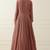 Mouve georgette gota and sequins work anarkali salwar kameez
