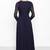 Navy blue georgette seqins dabka hand embroidery anarkali salwar kameez