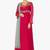 Red georgette zari, beads work anarkali salwar kameez