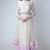 Ombre chanderi silk nalki and sequins work anarkali salwar kameez