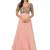 Pink organza zardosi embridery anarkali salwar kameez