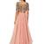 Pink organza zardosi embridery anarkali salwar kameez