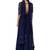 Navy blue georgette gota patti work anarkali salwar kameez