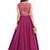 Purple net lace work anarkali salwar kameez
