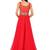 Red net swaroski work anarkali salwar kameez