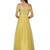 Lemon yellow net gota patti work anarkali salwar kameez