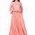 Pink georgette zardosi embridery anarkali salwar kameez