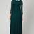Turquoish blue georgette hand embroidery anarkali salwar kameez