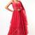 Pink chanderi silk gota work anarkali salwar kameez