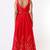 Red chanderi silk gota work anarkali salwar kameez
