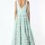 Light blue georgette thread embroidery anarkali salwar kameez