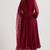 Wine chanderi silk zari & gota work anarkali salwar kameez