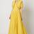 Yellow georgette hand embroidery anarkali salwar kameez