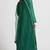 Emrald green cotton silk dori work anarkali salwar kameez